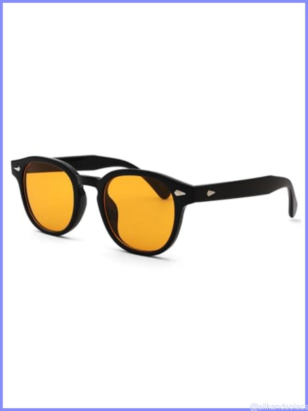 Round Retro Sunglasses Unisex UV400 Polycarbonate Metal Full Coverage